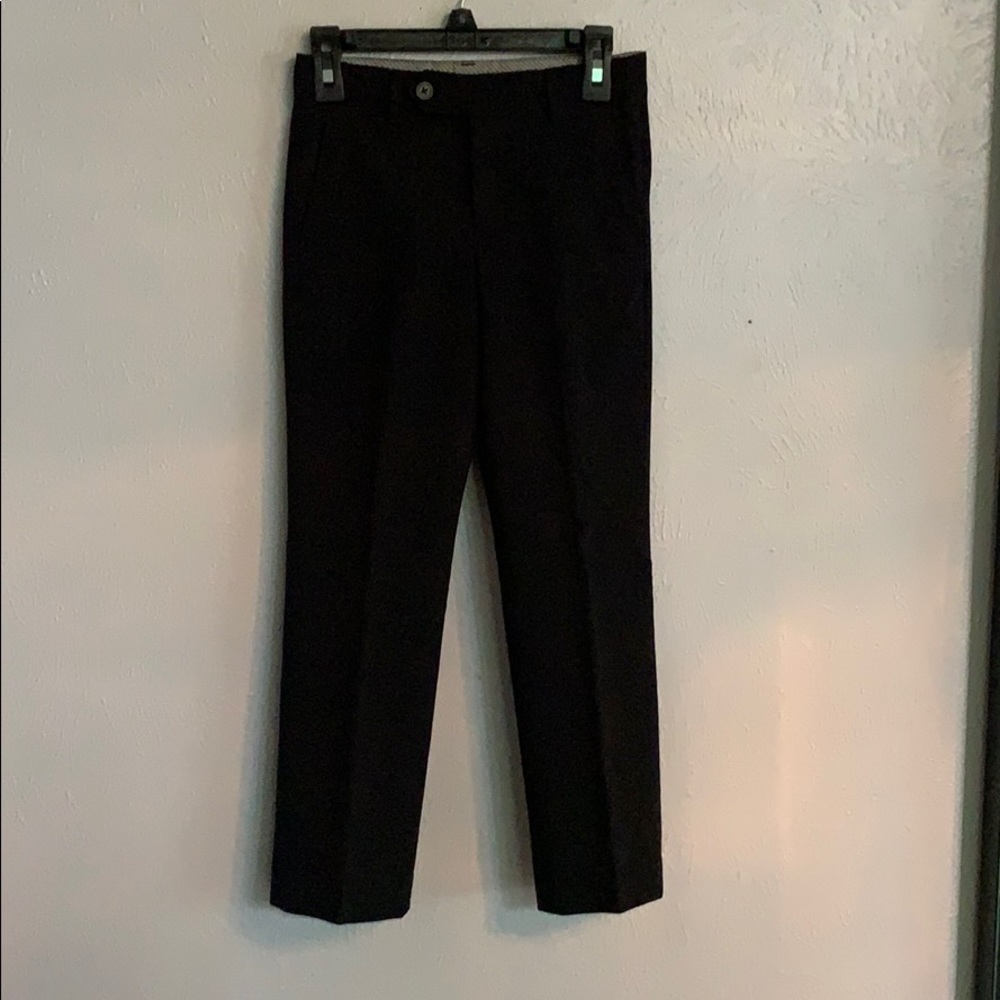 Boys black dress pants.